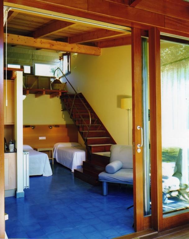 Bungalow Camping Los Manzanos Santa Cruz de Oleiros Szoba fotó