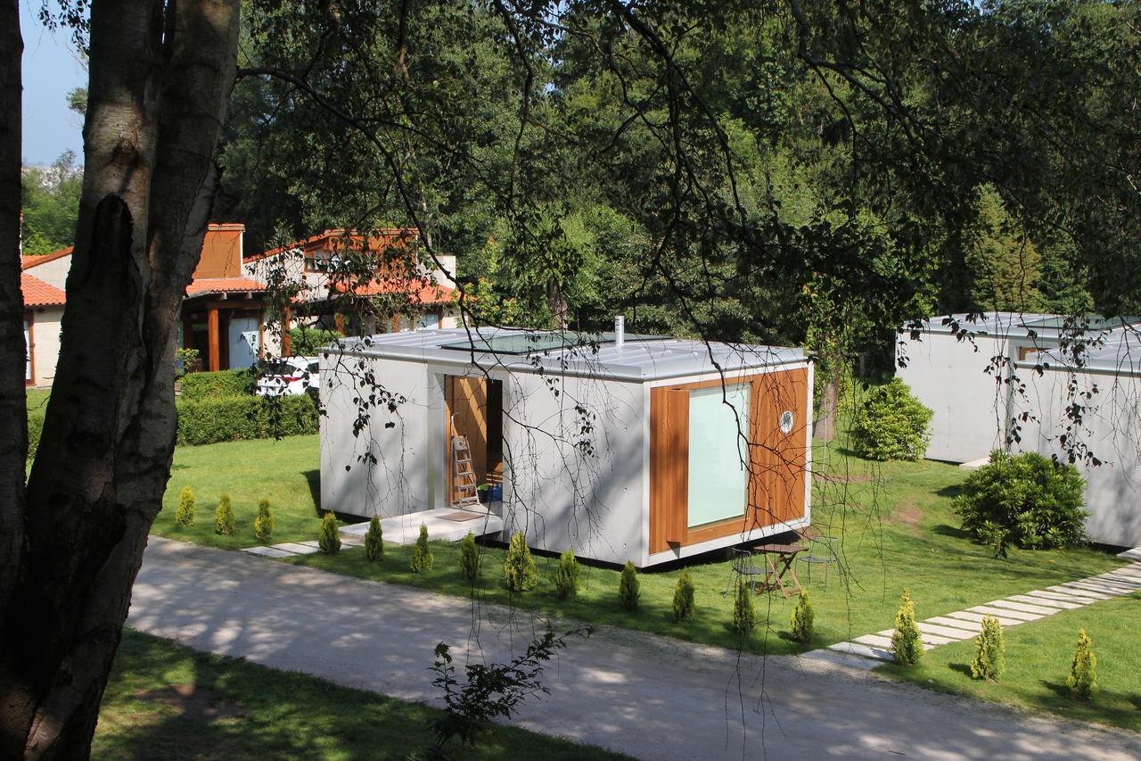 Bungalow Camping Los Manzanos Santa Cruz de Oleiros Kültér fotó