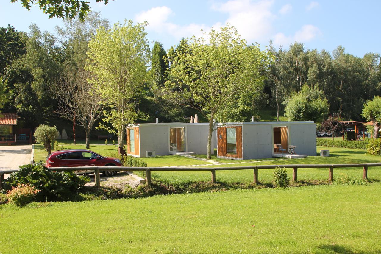 Bungalow Camping Los Manzanos Santa Cruz de Oleiros Kültér fotó