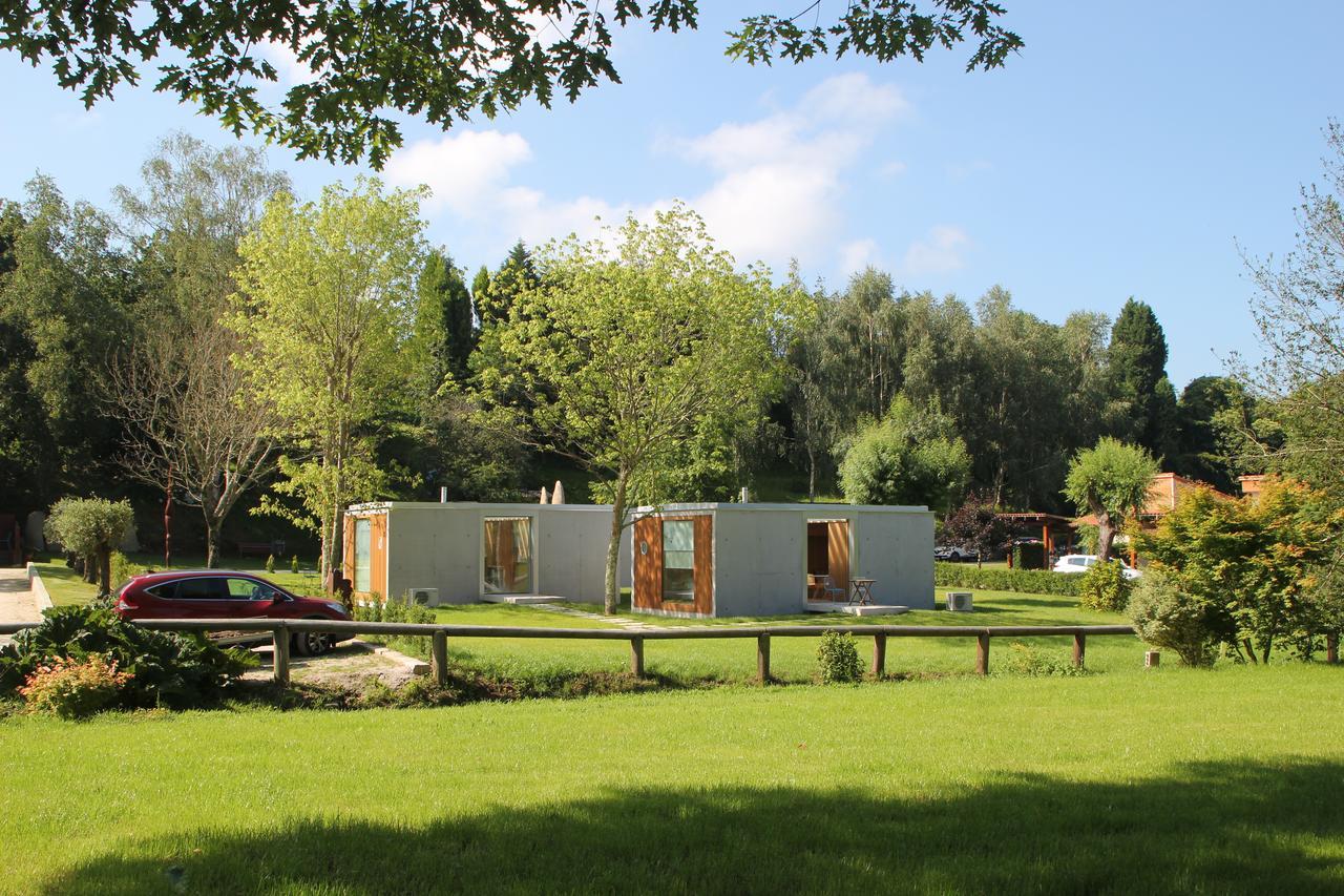 Bungalow Camping Los Manzanos Santa Cruz de Oleiros Kültér fotó