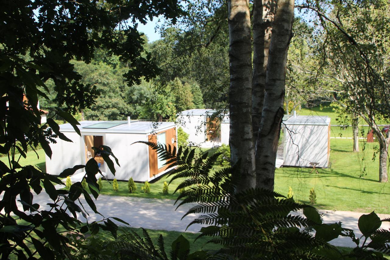 Bungalow Camping Los Manzanos Santa Cruz de Oleiros Kültér fotó