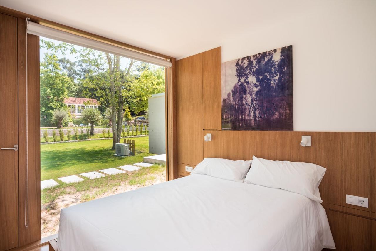 Bungalow Camping Los Manzanos Santa Cruz de Oleiros Kültér fotó